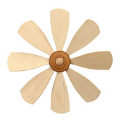 Tisch-Pyramide aus Buchenholz, "Eulenwald"