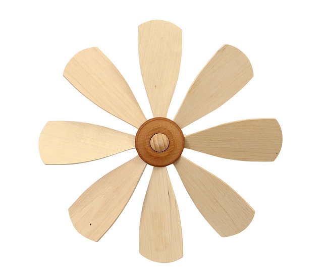 Tisch-Pyramide aus Buchenholz, "Eulenwald"