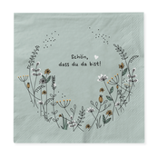 Cocktail-Servietten, "Schön dass du da bist!" Cocktail-Servietten, "Schön dass du da bist!"