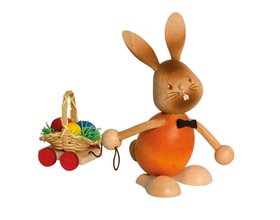 Stupsi Hase mit Eierwagen