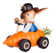 Drechslerei Kuhnert - Osterdekoration / Osterhase - Langbein-Hase im Möhrenauto