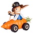 Drechslerei Kuhnert Drechslerei Kuhnert - Osterdekoration / Osterhase - Langbein-Hase im Möhrenauto