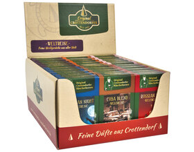 Display-"Weltreise", 30 Packungen, 6 verschiedene Ganzjahres-Düfte