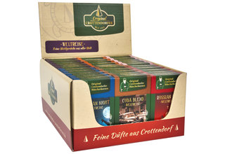 Display-"Weltreise", 30 Packungen, 6 verschiedene Ganzjahres-Düfte