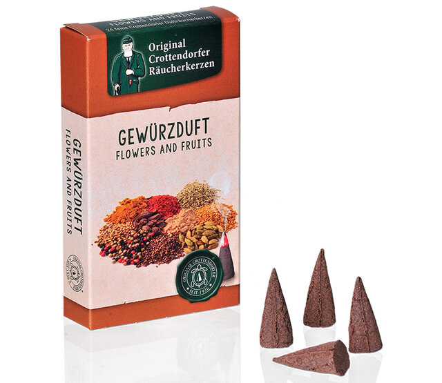 Crottendorfer Räucherkerzen, Display-"Flowers and Fruits"