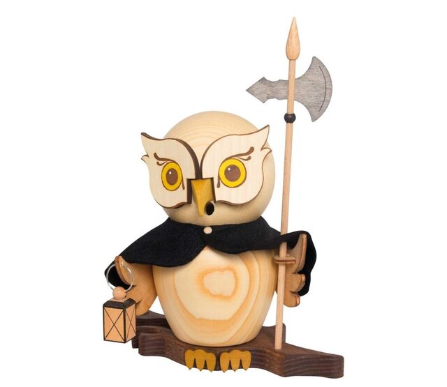 Drechslerei Kuhnert, Raucheule Nachtwächter Drechslerei Kuhnert, Raucheule Nachtwächter