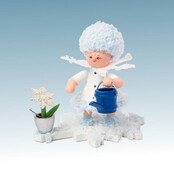 Drechslerei Kuhnert Schneeflöckchen mit Gießkanne