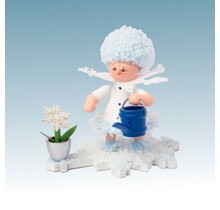 Drechslerei Kuhnert Schneeflöckchen mit Gießkanne