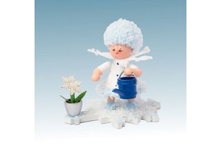 Schneeflöckchen mit Gießkanne
