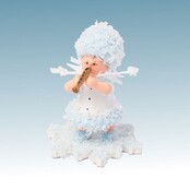 Schneeflöckchen mit Flöte Schneeflöckchen mit Flöte