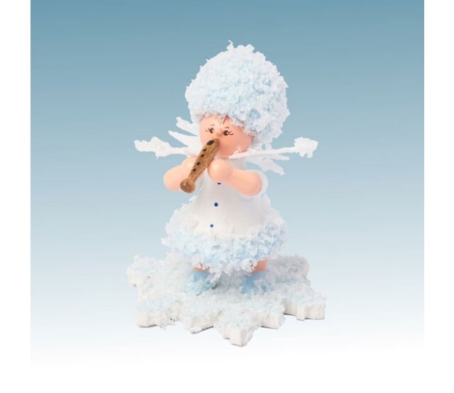 Schneeflöckchen mit Flöte Schneeflöckchen mit Flöte