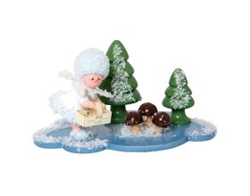 Schneeflöckchen auf Wolke, Pilzsucher