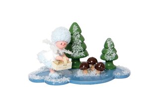 Schneeflöckchen auf Wolke, Pilzsucher