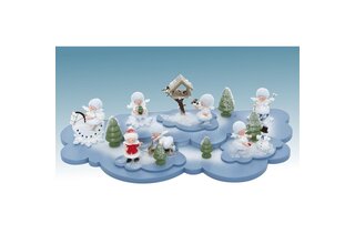Doppelwolke für Schneeflöckchen