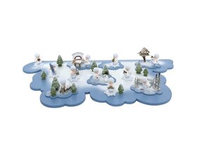 Große Wolke für Schneeflöckchen
