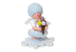 Schneeflöckchen mit Eis