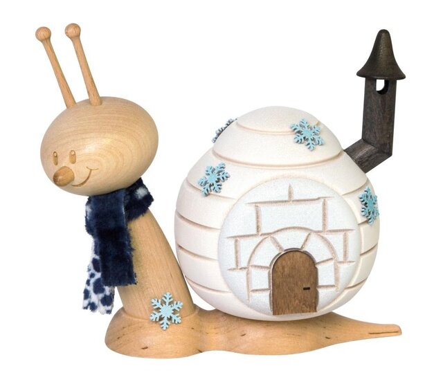 Drechslerei Kuhnert Rauchfigur Sunny, "Igluschnecke" Drechslerei Kuhnert Rauchfigur Sunny, "Igluschnecke"