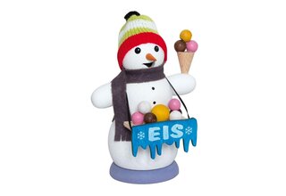 Schneemann Eisverkäufer