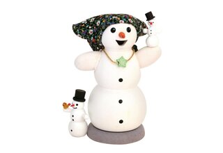 Schneefrau mit 2 Kindern