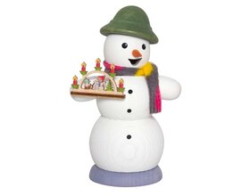 Schneemann mit Schwibbogen