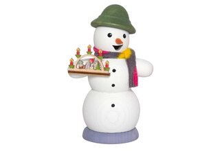 Schneemann mit Schwibbogen