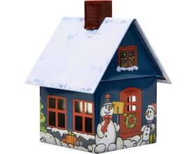 Metall-Räucherhäuschen Weihnachtsabend