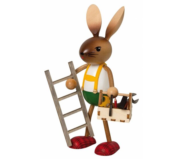 Drechslerei Kuhnert - Osterdekoration / Osterhase - Langbein-Hase Handwerker