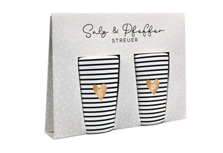 Salz- und Pfefferstreuer-Set Herz