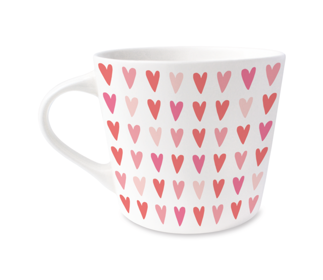 Grafik Werkstatt Goldtasse "Herzen" Grafik Werkstatt Goldtasse "Herzen"