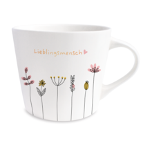 Grafik Werkstatt Goldtasse "Lieblingsmensch"