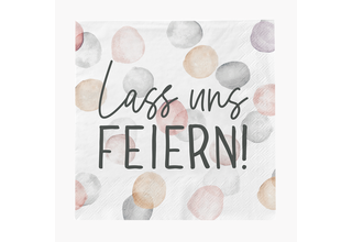 Cocktail-Servietten, "Lass uns feiern!"