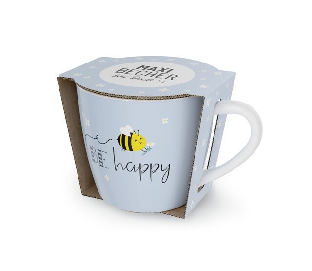 la Vida Maxi Becher für dich, BE happy, 400ml la Vida Maxi Becher für dich, BE happy, 400ml