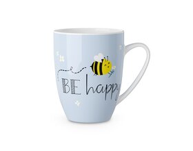 Tasse aus Porzellan, Biene, BE happy