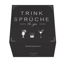 Grafik Werkstatt Message in a Box, Trinksprüche to go