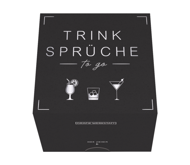 Grafik Werkstatt Message in a Box, Trinksprüche to go Grafik Werkstatt Message in a Box, Trinksprüche to go