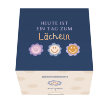 Grafik Werkstatt Message in a Box, Heute ist ein Tag zum lächeln