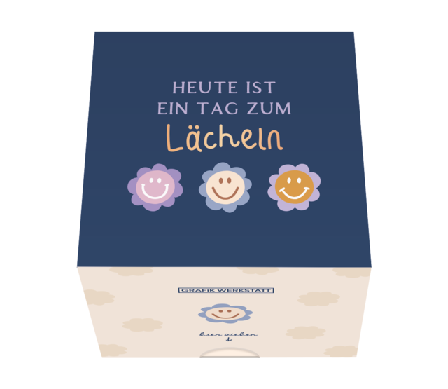 Grafik Werkstatt Message in a Box, Heute ist ein Tag zum lächeln Grafik Werkstatt Message in a Box, Heute ist ein Tag zum lächeln