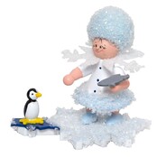 Drechslerei Kuhnert Schneeflöckchen mit Pinguin Drechslerei Kuhnert Schneeflöckchen mit Pinguin