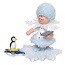 Drechslerei Kuhnert Schneeflöckchen mit Pinguin