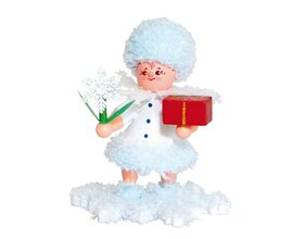 Schneeflöckchen mit Geschenk