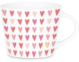 Espresso-Tasse mit Echtgold, "Herzen"