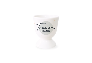 Porzellan Eierbecher "Traum-MANN"