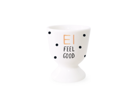 Porzellan Eierbecher "Ei feel good"