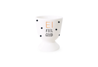 Porzellan Eierbecher "Ei feel good"