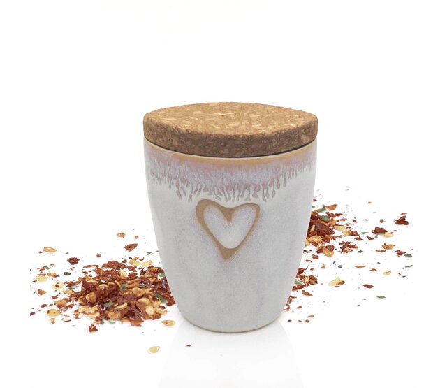 MEA living Gewürz im Espressobecher "Herz" polarweiß, "Bruschetta - klassisch" MEA living Gewürz im Espressobecher "Herz" polarweiß, "Bruschetta - klassisch"