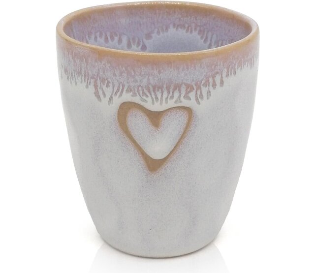 MEA living Gewürz im Espressobecher mit Herz, polarweiß, "Steak Pfeffer"