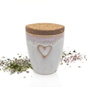 MEA living Gewürz im Espressobecher mit Herz, polarweiß, "Steak Pfeffer"