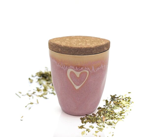 MEA living Gewürz im Espressobecher mit Herz, rosa, "Italienische Kräuter" MEA living Gewürz im Espressobecher mit Herz, rosa, "Italienische Kräuter"