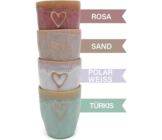 MEA living Gewürz im Espressobecher mit Herz, rosa, "Sour Cream Dip" MEA living Gewürz im Espressobecher mit Herz, rosa, "Sour Cream Dip"