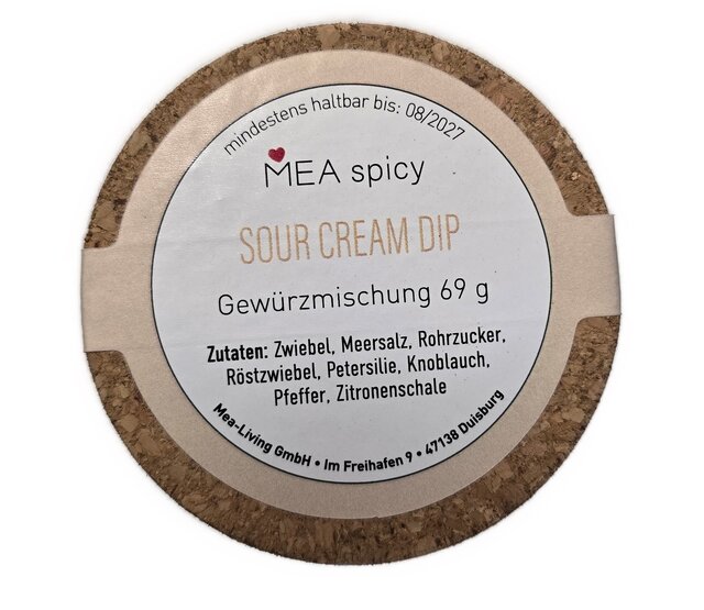MEA living Gewürz im Espressobecher mit Herz, rosa, "Sour Cream Dip" MEA living Gewürz im Espressobecher mit Herz, rosa, "Sour Cream Dip"